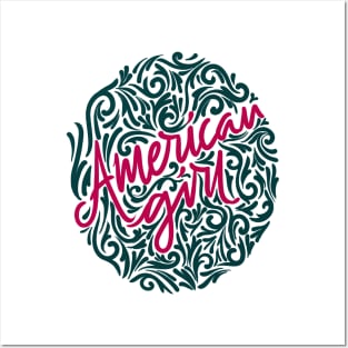 american girl Posters and Art